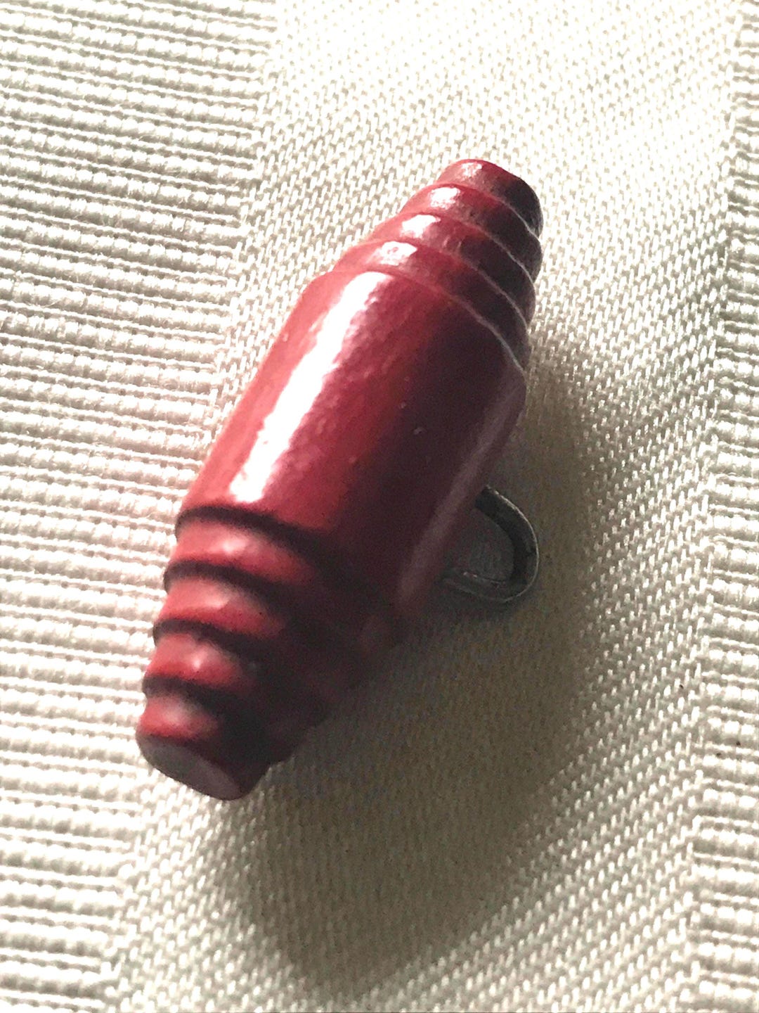 Vintage Wooden Toggle Fasteners Red Wooden Toggle Buttons/ Vintage ...