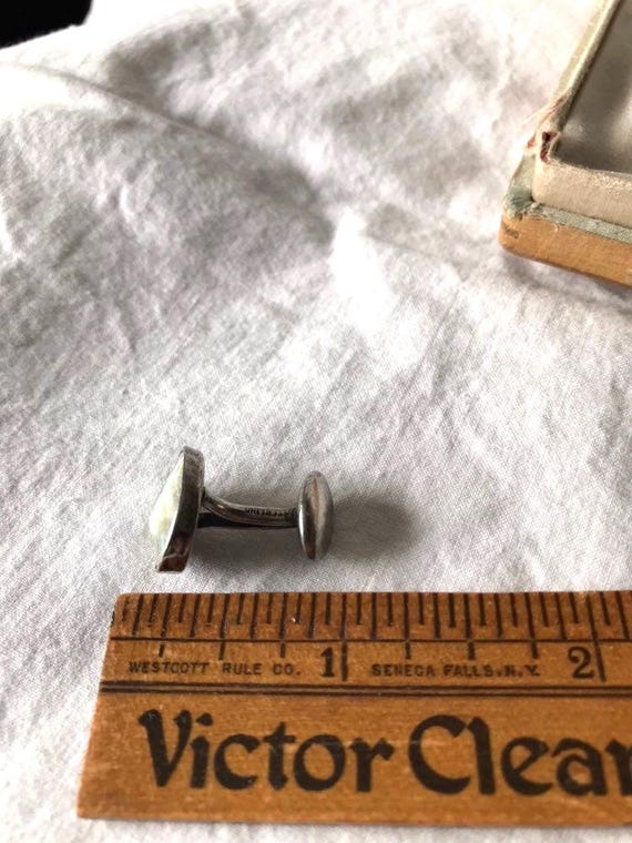 Sterling Silver & Abalone Shell Handcrafted Cuffl… - image 4