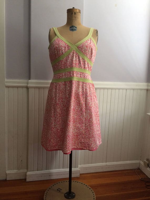 Cotton Sun Dress / Kay Unger Sun Dress / Kay Unger New York Women's Sun Dress / 100% Cotton Sun Dress