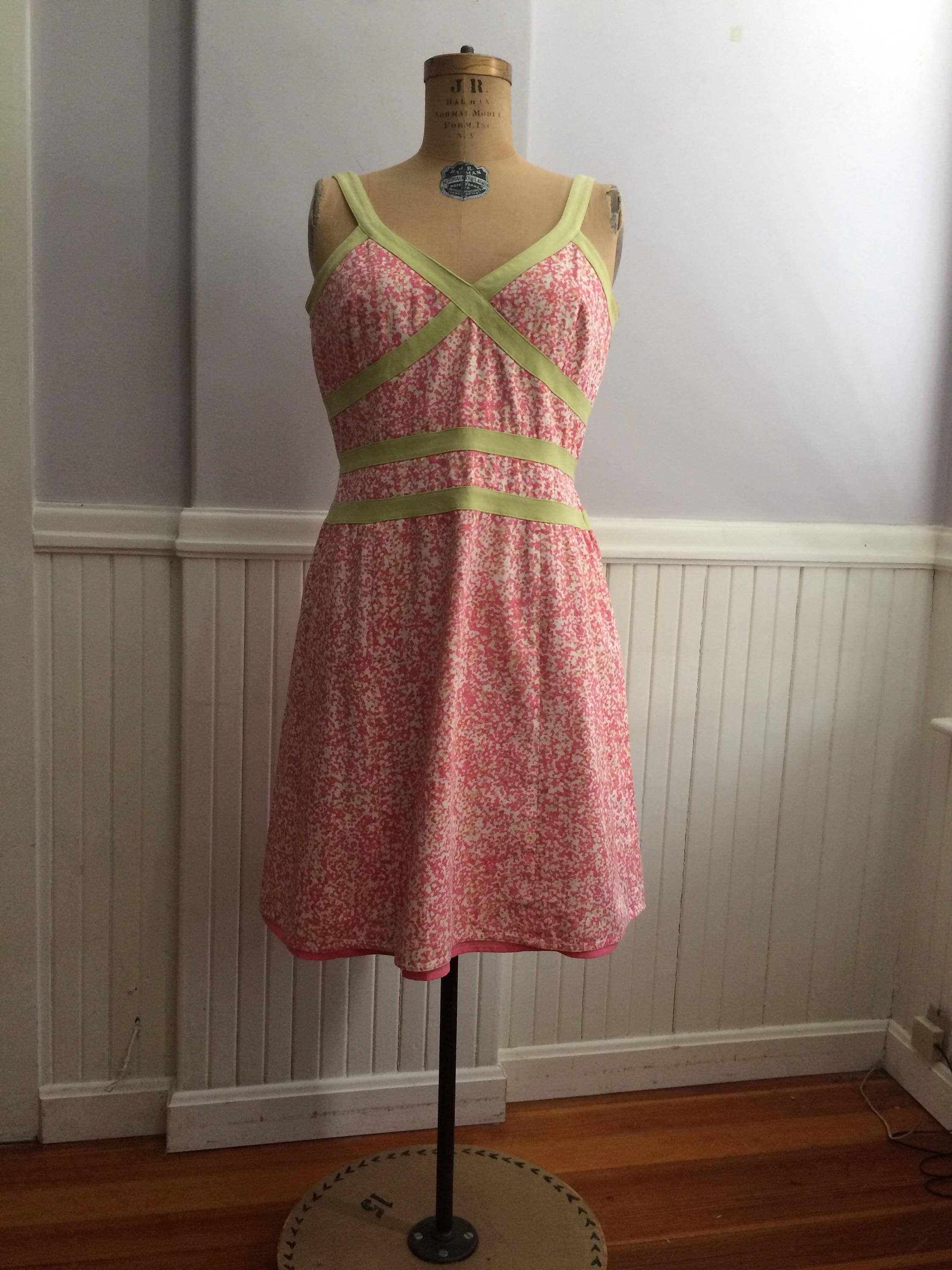 Cotton Sun Dress / Kay Unger Sun Dress / Kay Unger New York Women's Sun  Dress / 100% Cotton Sun Dress