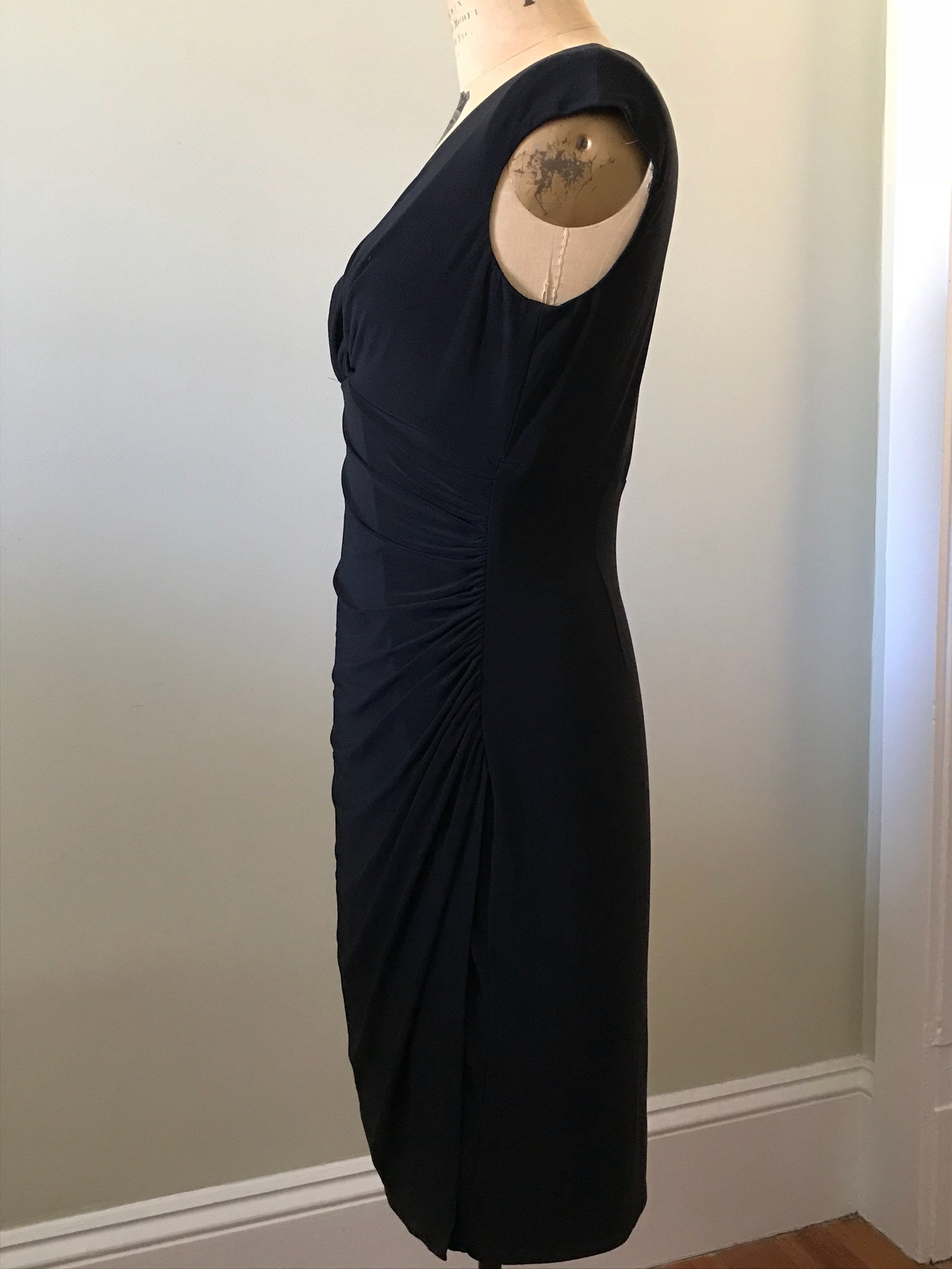 Women s Vintage Ralph Lauren Dress Black Jersey Dress Little Black Dress Vintage Ralph Lauren Etsy UK