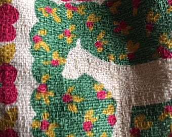 Sac/sac à main en tissu d'écorce vintage
