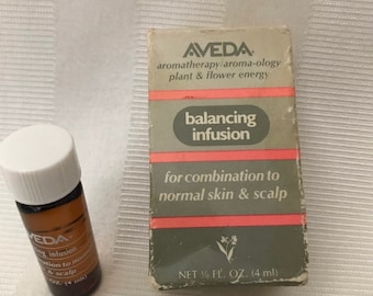 Rare Discontinued Aveda Balancing Infusion Oil for Combination to Normal Skin and Scalp/ Aromatherapy Balancing Infusion/ Vintage Aveda