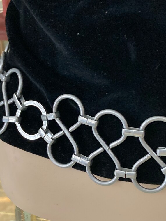 Silver Belt loop chain with logo Ami Alexandre Mattiussi - Vitkac TW