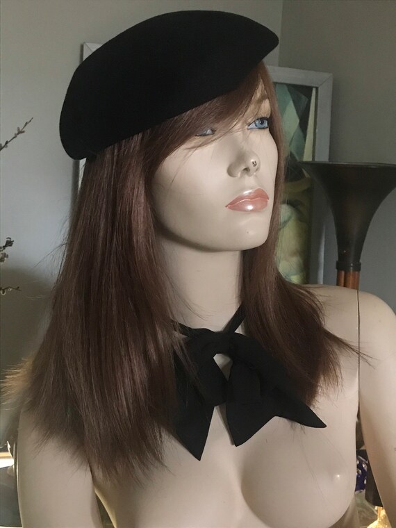 Authentic French Beret • Black French Beret • Wil… - image 2