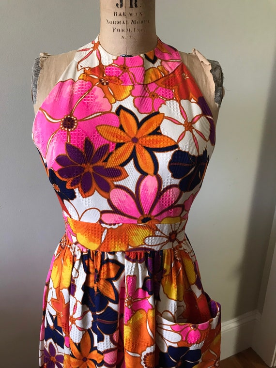 Women’s 1970’s Vintage Summer Dress / Pool Party … - image 6