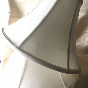 Vintage Lampenschirme / Weißer Stoff Lampenschirm / Beleuchtung für Zuhause / Schlafzimmer Deko