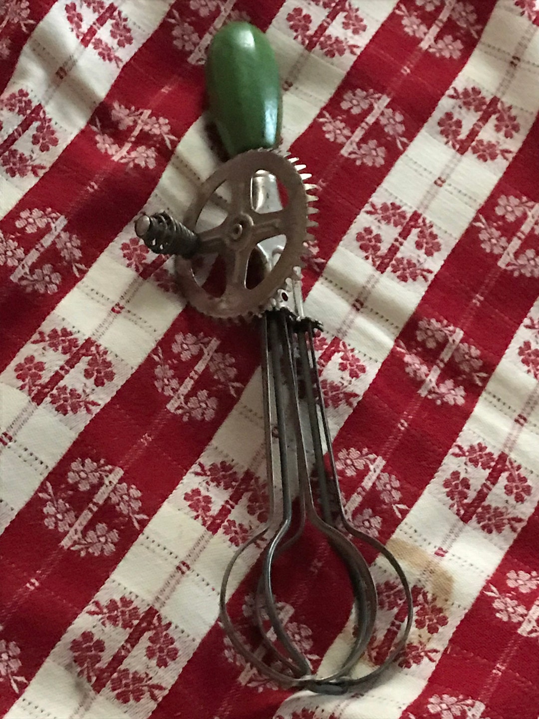 Vintage Kitchen Utensils/ Hand Mixer Utensil/ Made in the USA/ Patented