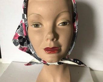 1950’s Headband Head Covering • Babushka• Head Scarf