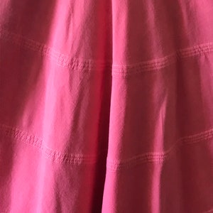Women’s Vintage Clothing/ Salmon Linen Blend Full Skirt image 3