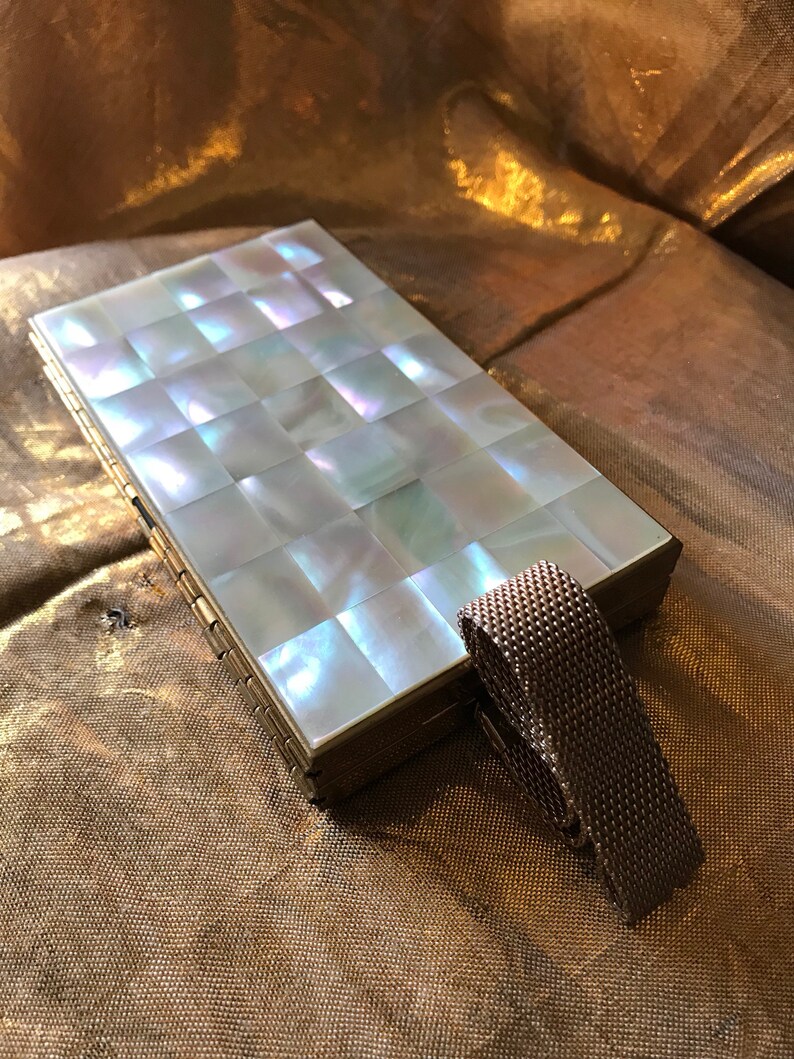 Women's Vintage Wristlet Evening Purse / MOP Wristlet / Etsy