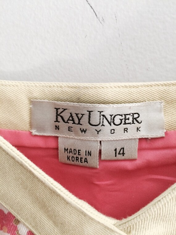 Cotton Sun Dress / Kay Unger Sun Dress / Kay Unge… - image 3