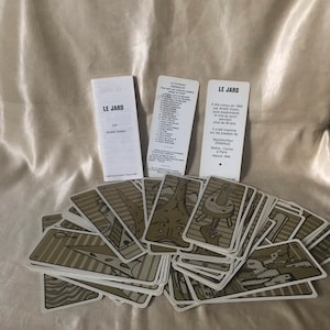 La Jaro par Andre Voison• JMS France Cartes• France 1985• Vintage French Tarot Deck of Cards