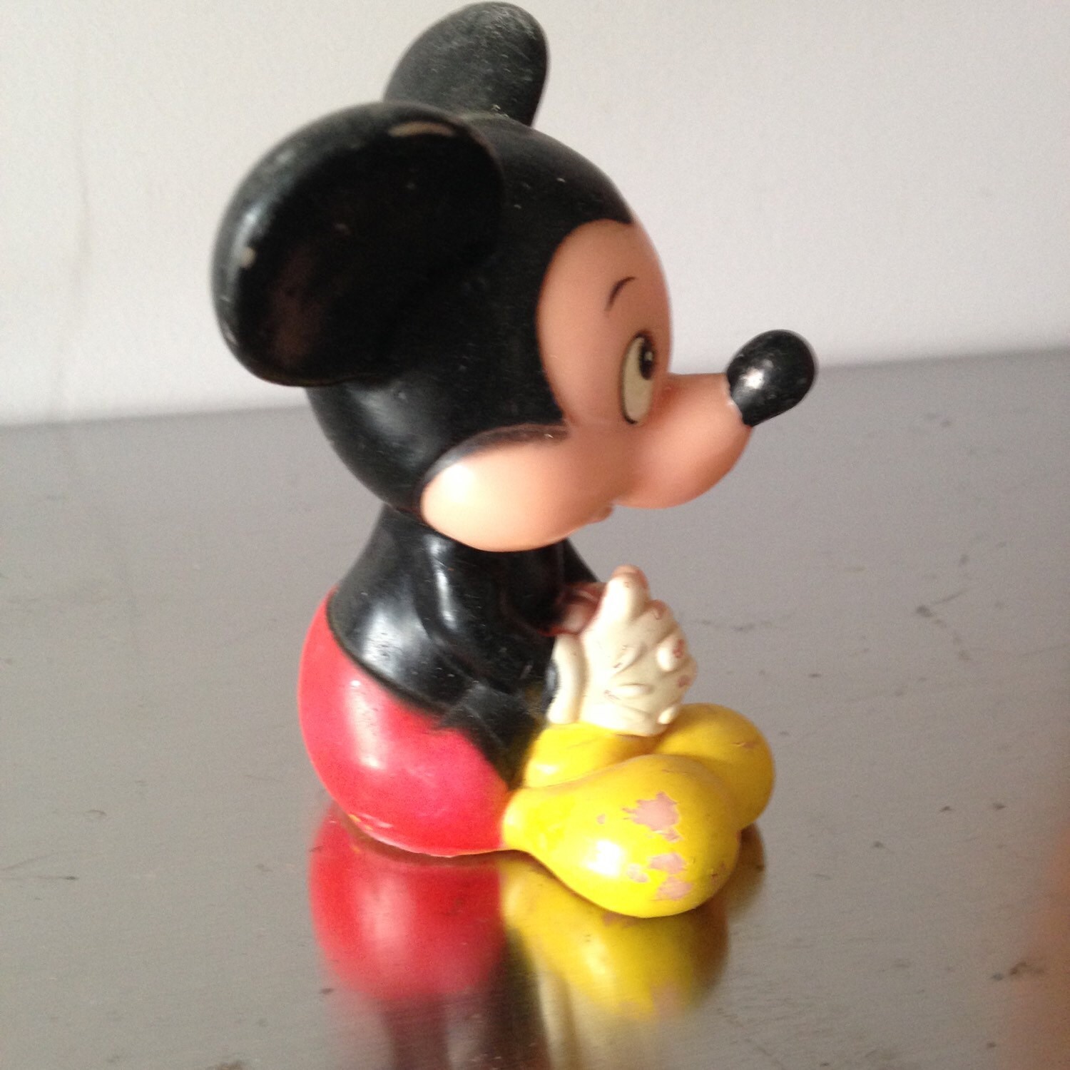 vintage rubber mickey mouse doll