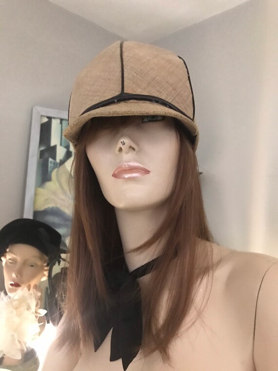 High Fashion 60’s Hat • Mod Hat • 70’s Mod Fashio… - image 1