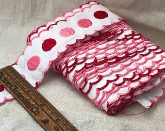 Vintage Trim / Cotton and Silk Trim / Sewing Supplies/ Sewing Project/ Crafting Supplies