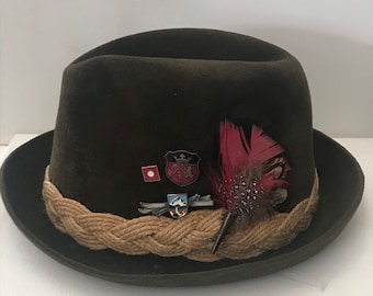 Men’s Vintage Felt Fedora Hat