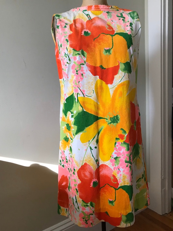 Women’s Vintage / 1960’s Flower Power Dress / ‘Ali