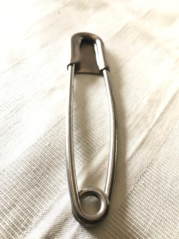 Large Brass Heavy Duty Industrial Safety Pin / Over Sized Safety Pin / Large  Kilt Pin / Industrial Size Safety Pin 