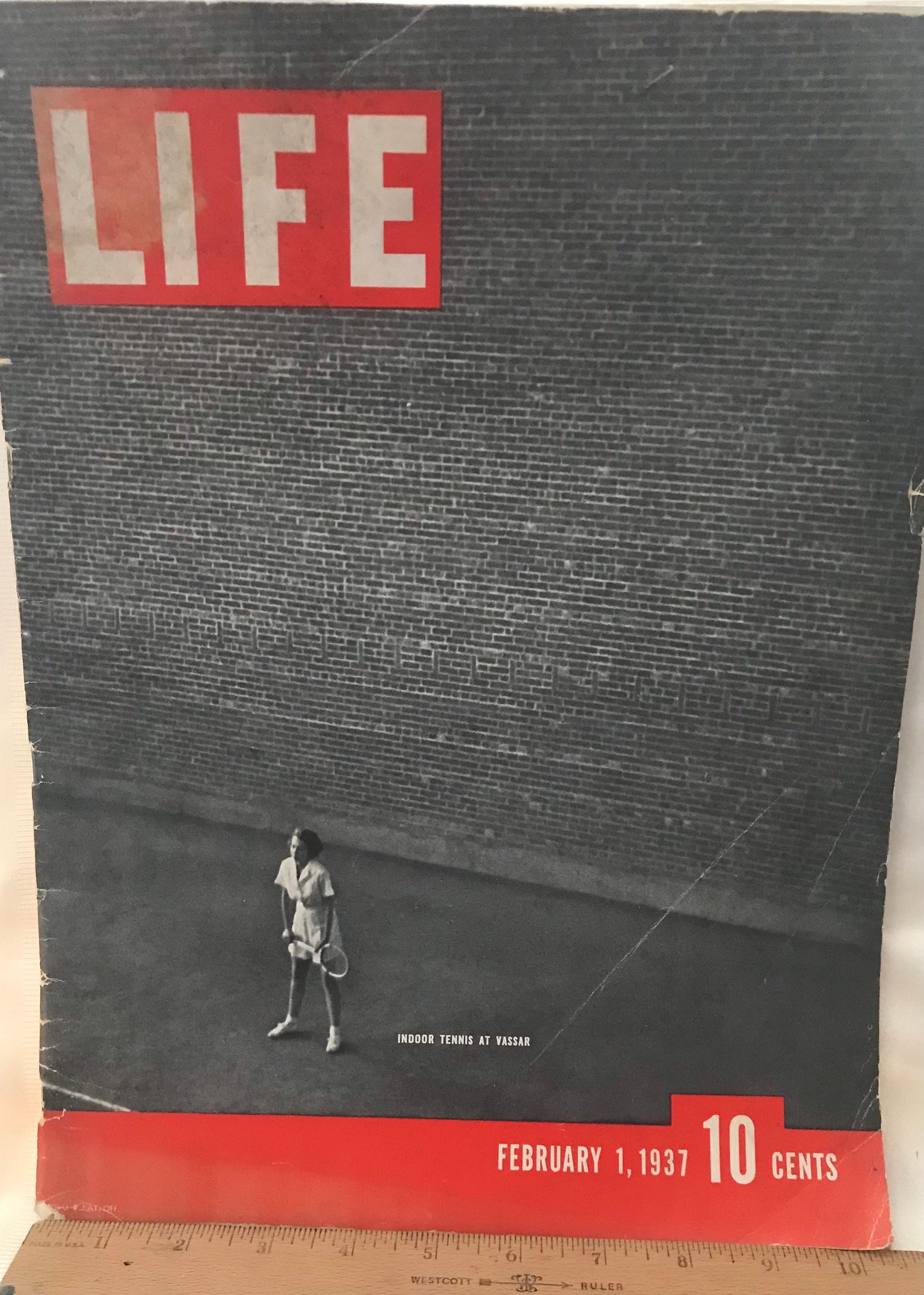 Vintage 1937 Life Magazine •February 1, 1937 Edition of Life Magazine • 1930’s Reference• Photo Journalism • World Events
