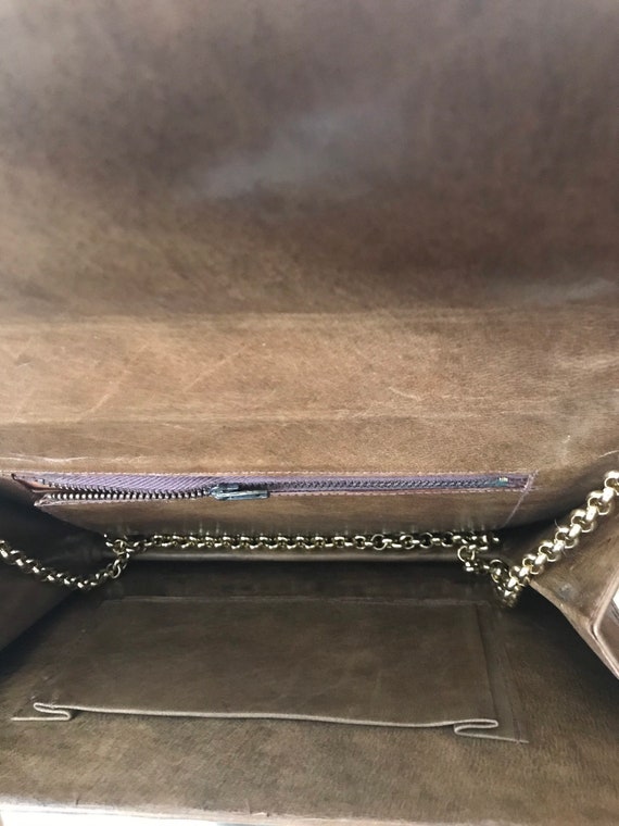 Women’s Handbags/ Vintage Alligator Handbag / Bro… - image 3
