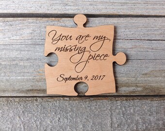 Custom Large Puzzle Piece Cake Topper - Wedding Decoration - Sign