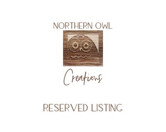 Reserved Listing for Andrea