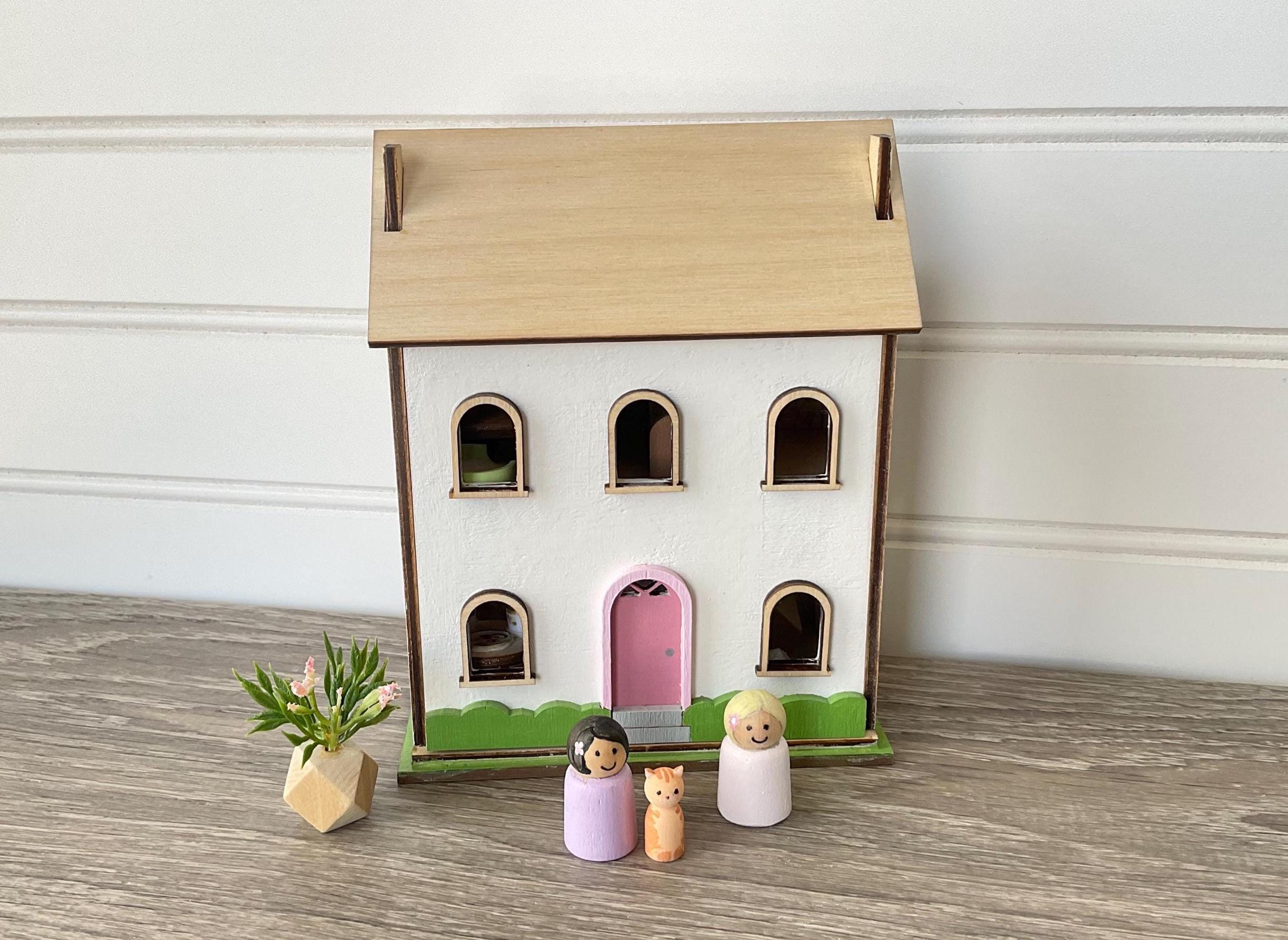 Vintage Dollhouse Front Opening - Etsy