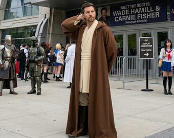 Star Wars Inspired Mandalorian Jedi Flight Suit Obi-wan Kenobi Cosplay Costumes.