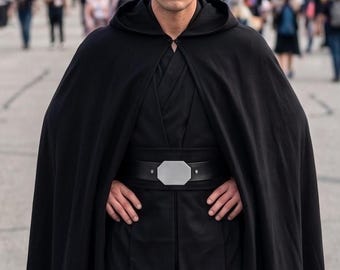 Galaktischer Schatten Ritter Cosplay Uniform | Dark Jedi Krieger Roben Ensemble