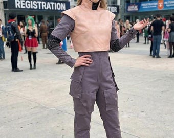 Mandalorian-kostuum voor vrouwen | Op Boba Fett geïnspireerd vliegpak