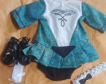 Celtic Dance Dress for American Girl