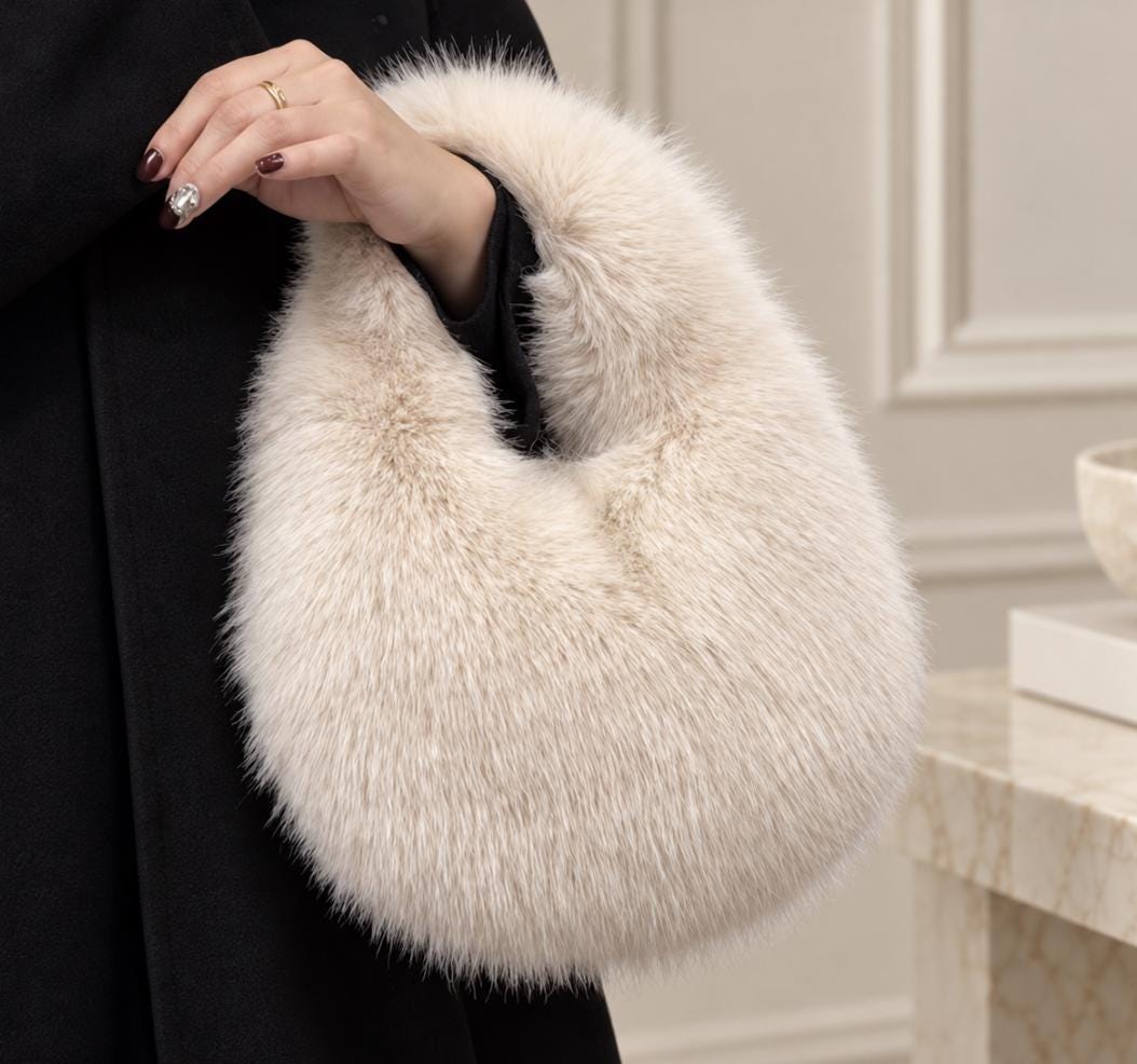 Y2k Fur Bag - Etsy