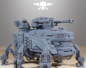 Scavenger Heavy Tank, Sci-Fi Wargame Miniature, STATIONFORGE Licensed Print