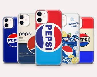 Pepsi Phone Case Soft Drink Soda Cover for iPhone 17, 16, 15, 14, 13, 12, Samsung S25, S24, S23, S22,A16,A26,Pixel 10,9A