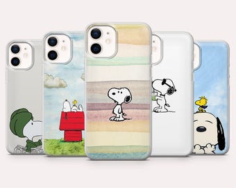 Snoopy Phone Case Peanuts Cartoon Band Cover for iPhone 17, 16, 15, 14, 13, 12, Samsung S25, S24, S23, S22,A16,A26,Pixel 10,9A