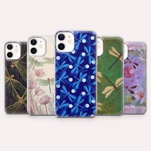 Dragonfly Phone Case Cute Bug Entomology Cover for iPhone 17, 16, 15, 14, 13, 12, Samsung S25, S24, S23, S22,A16,A26,Pixel 10,9A