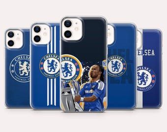 Chelsea Phone Case Football Soccer Cover for iPhone 17, 16, 15, 14, 13, 12, Samsung S25, S24, S23, S22,A16,A26,Pixel 10,9A