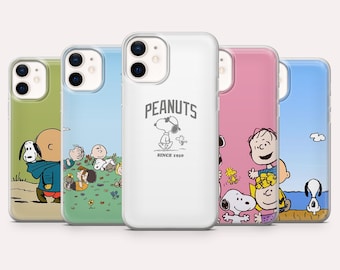 Peanuts Phone Case Snoopy Cartoon Band Cover for iPhone 17, 16, 15, 14, 13, 12, Samsung S25, S24, S23, S22,A16,A26,Pixel 10,9A