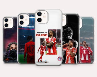 Michael Olise Phone Case Football Soccer Cover for iPhone 17, 16, 15, 14, 13, 12, Samsung S25, S24, S23, S22,A16,A26,Pixel 10,9A