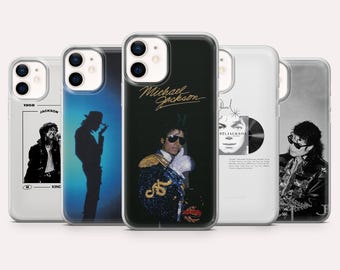 Michael Jackson Phone Case King of Pop Music Cover for iPhone 17, 16, 15, 14, 13, 12, Samsung S25, S24, S23, S22,A16,A26,Pixel 10,9A