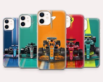 Formula Phone Case F1 Racing Cover for iPhone 17, 16, 15, 14, 13, 12, Samsung S25, S24, S23, S22,A16,A26,Pixel 10,9A