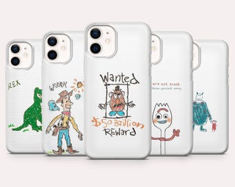Toy Story Phone Case Pixar Disney Cover for iPhone 17, 16, 15, 14, 13, 12, Samsung S25, S24, S23, S22,A16,A26,Pixel 10,9A