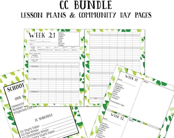 Classical Conversation Bundle - Lesson Plans and Community Day Pages