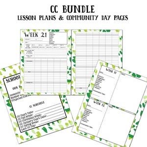 Classical Conversation Bundle Lesson Plans and Community Day Pages image 1