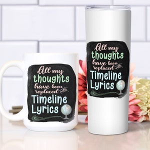 CC Timeline Mug or Tumbler, Coordinates with Classical Conversations and Claritas, Tutor Gift, Director Gift, Homeschool Mom, with Straw image 1