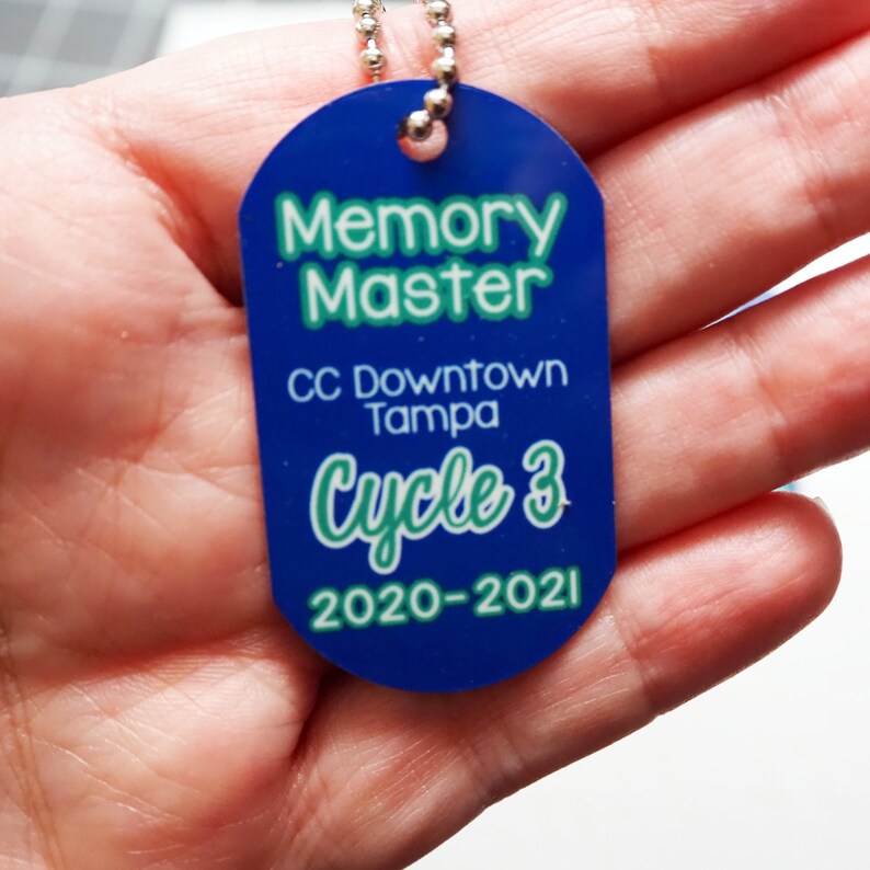 CC Memory Master Commemoration Tags, Classical Conversations, Subject Master Options, Personalized or Custom image 2