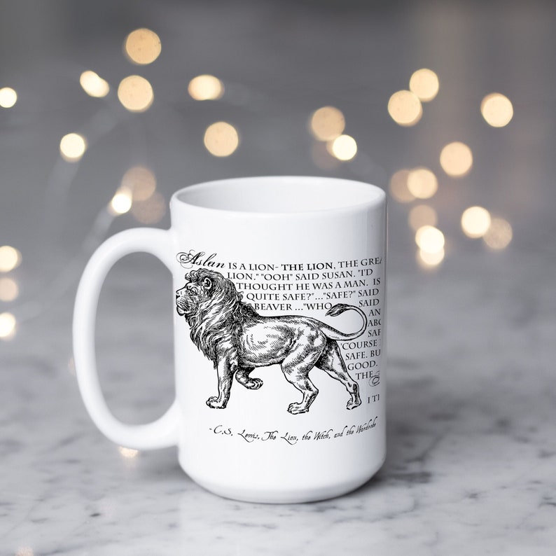 Chronicles of Narnia, Aslan is King, C.S. Lewis, Mug Gift