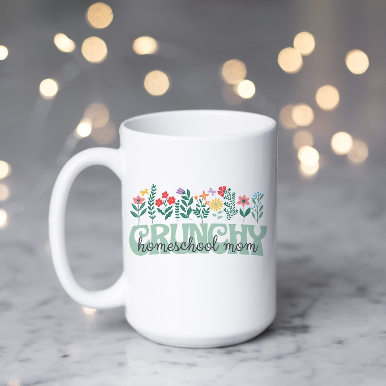 Crunchy Homeschool Mom Mug