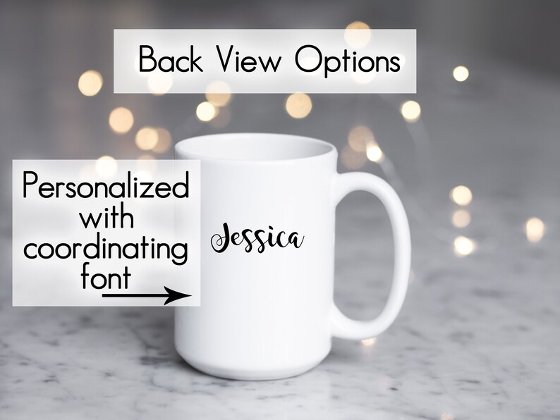 Homeschool Mom Personalized Large 15 oz Size Mug Personalized Gift for Home School Mom, List of All the Jobs image 3